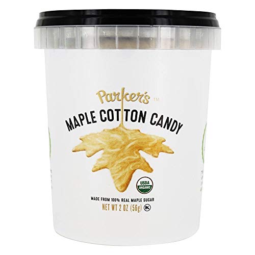 Parkers Farm Maple Cotton Candy - 2 Pack (2 oz Each) | Sweet Treat for Parties, Gifts & Dessert Toppings