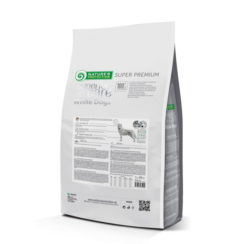 Premium White Fish & Rice Dog Food for All Breeds - Supports Healthy Skin & Shiny Coat - Ideal for Puppies, Adults & Seniors - Perfect for Sensitive Stomachs & Allergy Relief