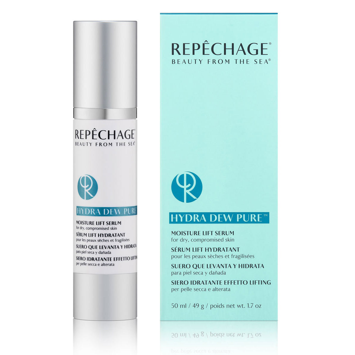Hydra Dew Pure™ Moisture Lift Serum for Face - Hydrating Anti-Aging Facial Treatment - Day & Night Skincare for Dry, Sensitive Skin | Perfect for Daily Use & Travel Skincare Routine