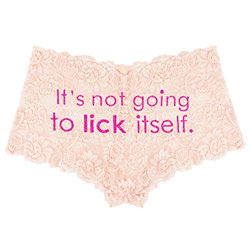 Lace Boyshorts - Pearl (Pink Sparkle - Lick Itself)