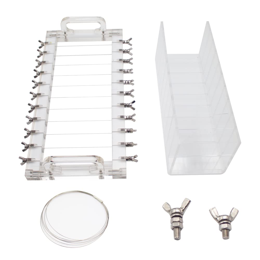 Premium Handmade Soap Cutter Set - Professional DIY Acrylic String Knife for Rectangle Soap Making | Essential Soap Crafting Tools for Handmade Soap Bars, Gifts & Small Business Supplies | Perfect for Home Crafters, Artisans & Soap Making Enthusiasts