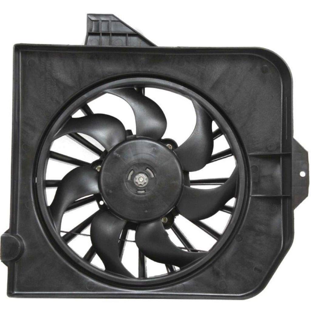 2001-2003 Chrysler Voyager Radiator Cooling Fan - Single Fan Replacement Part CH3113102 4809170AF - Perfect for Engine Overheating Prevention & AC Performance