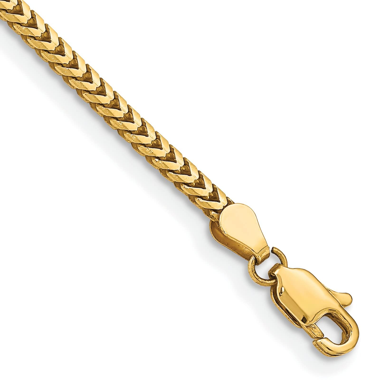 FindingKing 14K Gold Franco Chain Necklace 8 Inch - Elegant Layering Piece for Women, Perfect for Everyday Wear & Special Occasions