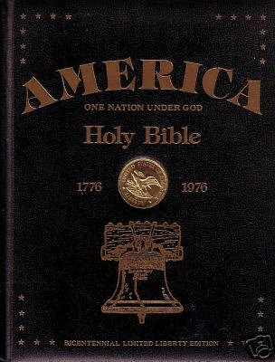 Limited Edition Bicentennial Family Bible (King James Version) - America: One Nation Under God - Premium Holy Bible for Home Worship, Family Heirloom & Christian Gifts
