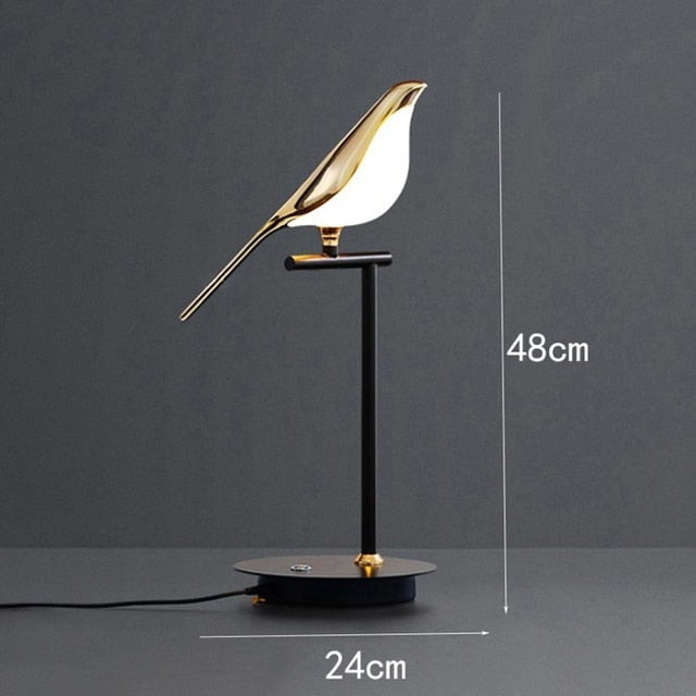 Elegant Bird Shaped Acrylic Chandelier - Modern Crystal Ceiling Light Fixture for Dining Room, Bedroom & Living Room Decor