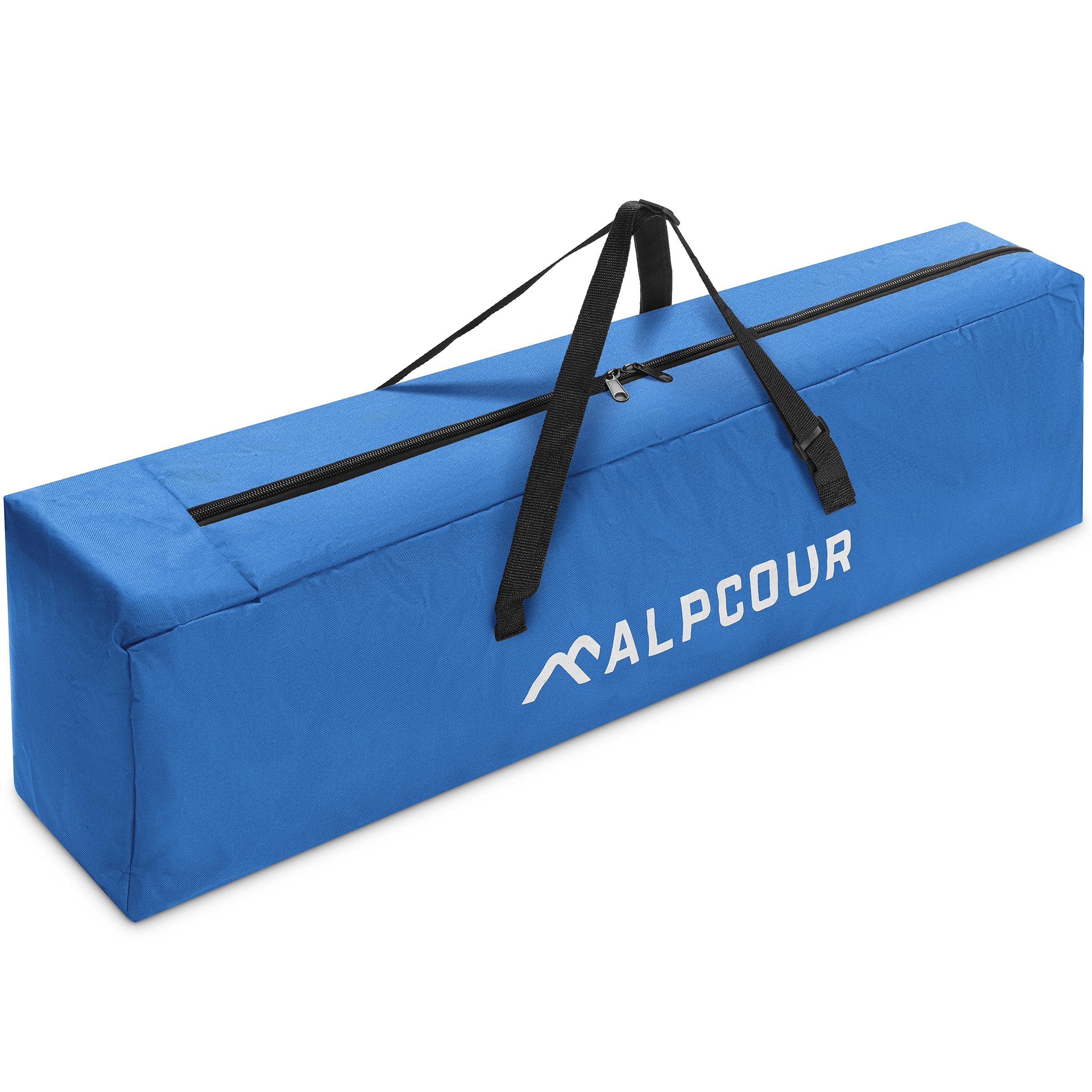 Alpcour 42 Inch Heavy Duty Camping Cot Bag - Durable Polyester Replacement Storage Bag for Outdoor Camping, Travel, Beach, Picnics & Backpacking - Fits Most Cots & Chairs - Portable & Easy to Store | Perfect for Camping Gear Organization & Outdoor Adventures