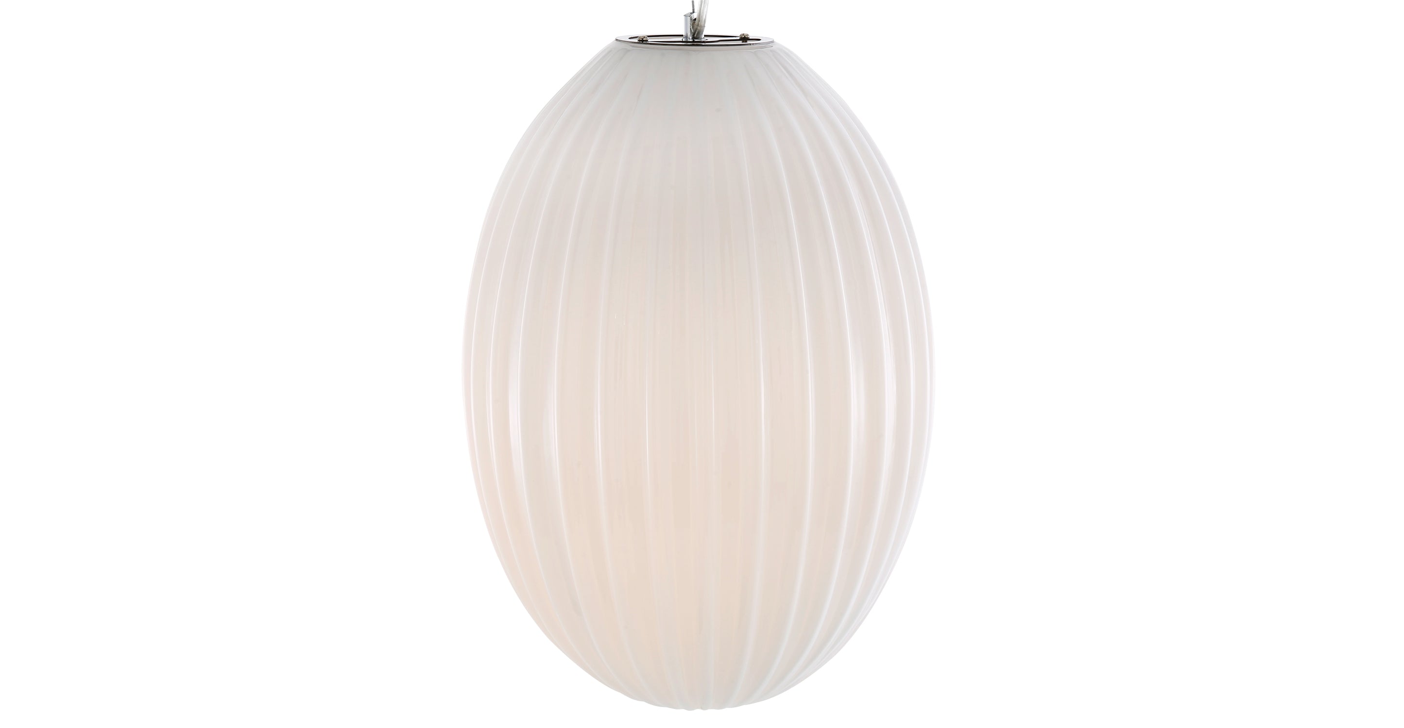 Opal 12 Glass Pendant Light - Elegant White Frosted Glass Shade for Dining Room, Kitchen Island & Bedroom Lighting