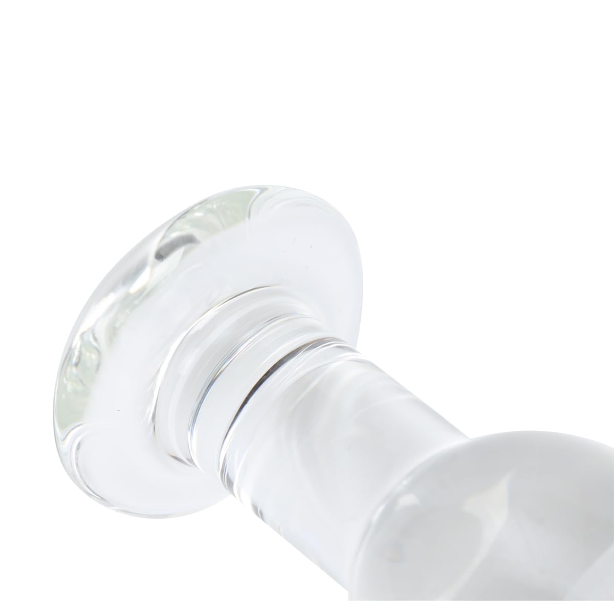 Premium Glass Anal Plug - Mushroom Shape Large Crystal Butt Plug for Women & Men - Sensual Adult Toy for Couples & Solo Play - Perfect for Beginners & Advanced Users - Enhance Intimacy & Pleasure