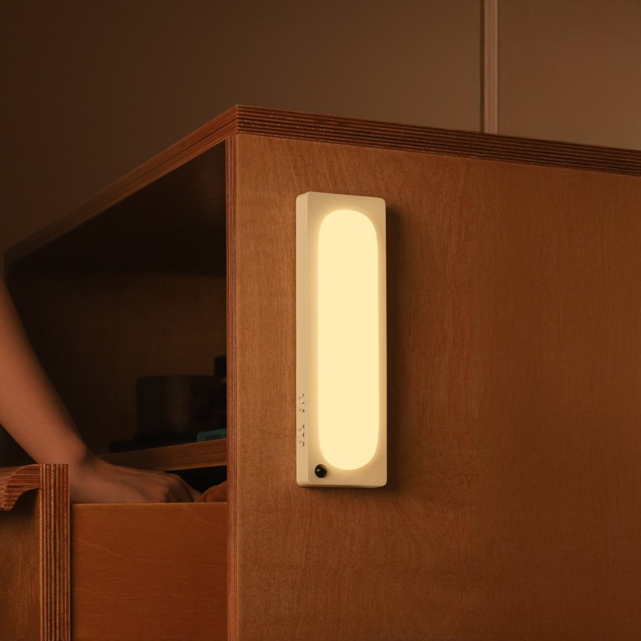 OSC Bar Sensor Lamp - White LED Motion Activated Light for Closets, Hallways & Staircases - Energy Efficient Night Light