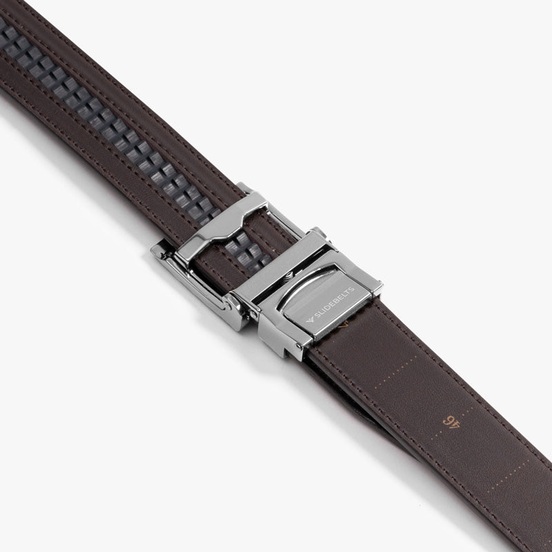 Genuine Leather Mocha Brown Belt for Men - Stylish & Durable Fashion Accessory for Casual, Business & Formal Outfits
