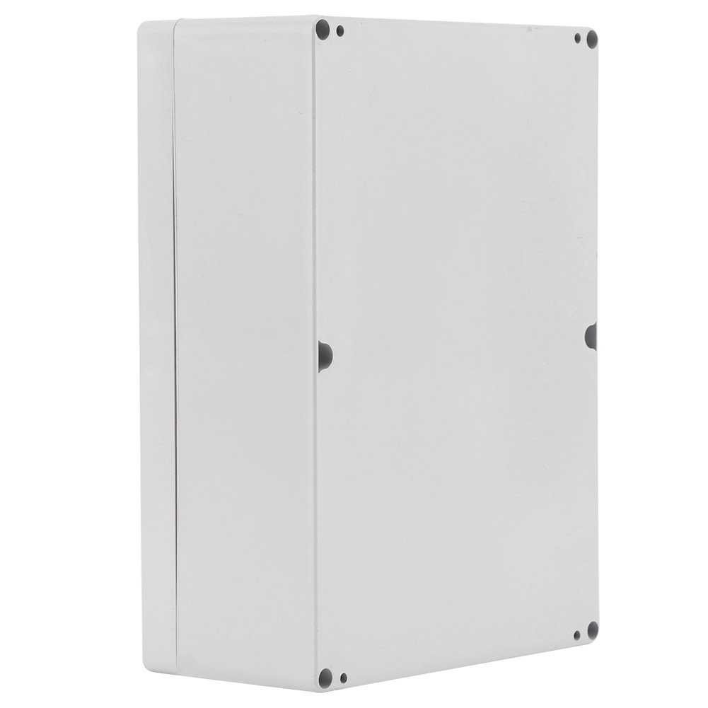 ABS Plastic IP65 Waterproof Junction Box 263x185x95mm - Electrical Enclosure Box for Outdoor Cable Connections, Project Box & Instrument Case - Ideal for Solar Panels, Security Systems & Industrial Wiring