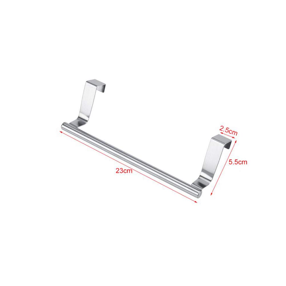 Stainless Steel Towel Bars with Hooks - 9