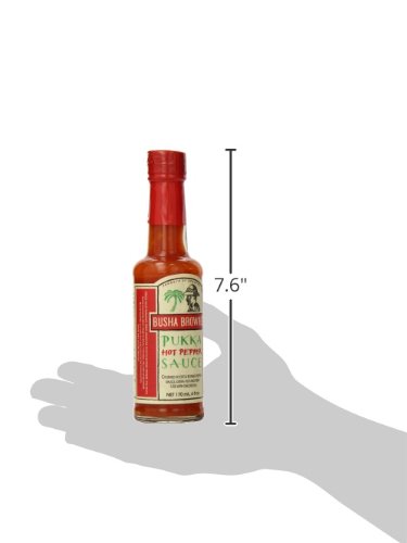 Busha Browne Pukka Hot Pepper Sauce - 6oz Jamaican Jerk Marinade & Cooking Sauce - Perfect for Grilling, BBQ, and Caribbean Recipes