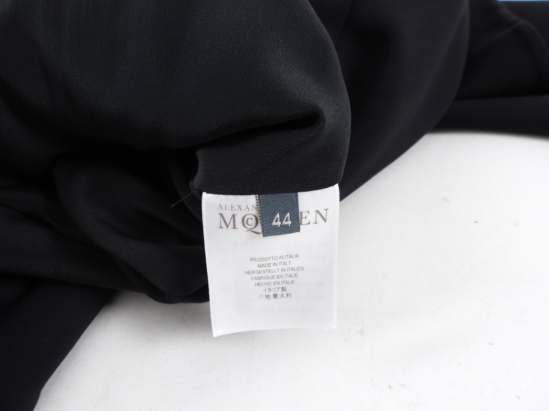 Alexander McQueen Black Dress Coat - Women's Size IT44 / US 8 | Elegant Formal Wear for Evening Events & Special Occasions