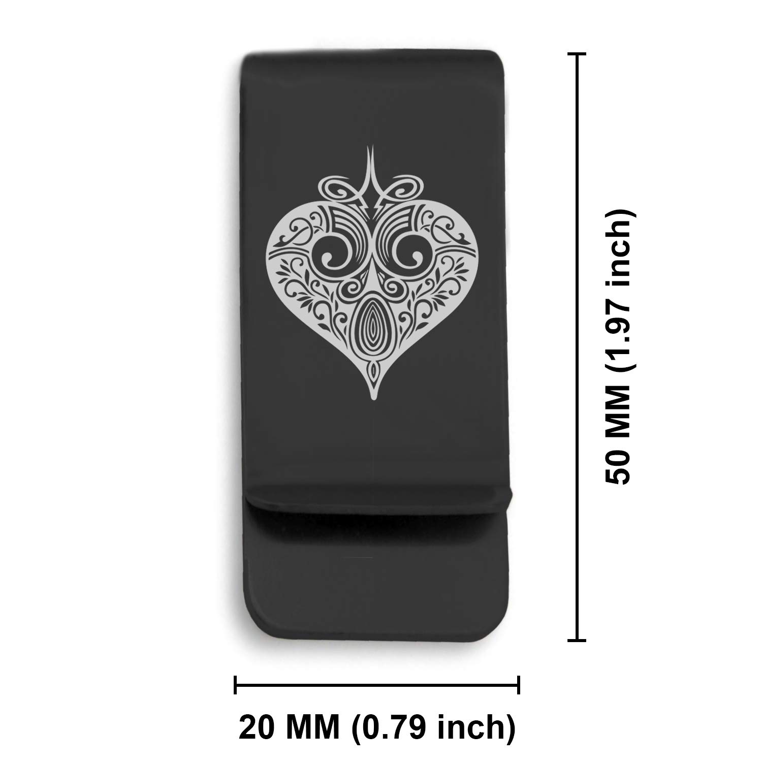 Vintage Stainless Steel Slim Money Clip with Four Card Suits Design - Credit Card & Cash Holder for Men - Perfect for Gifts, Travel, and Everyday Use