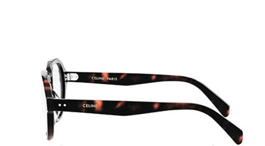 Celine THIN CL50145I 052 Shiny Dark Havana Geometric Men's Eyeglasses - Premium Designer Frames for Men | Stylish & Durable Eyewear for Work, Driving & Everyday Fashion