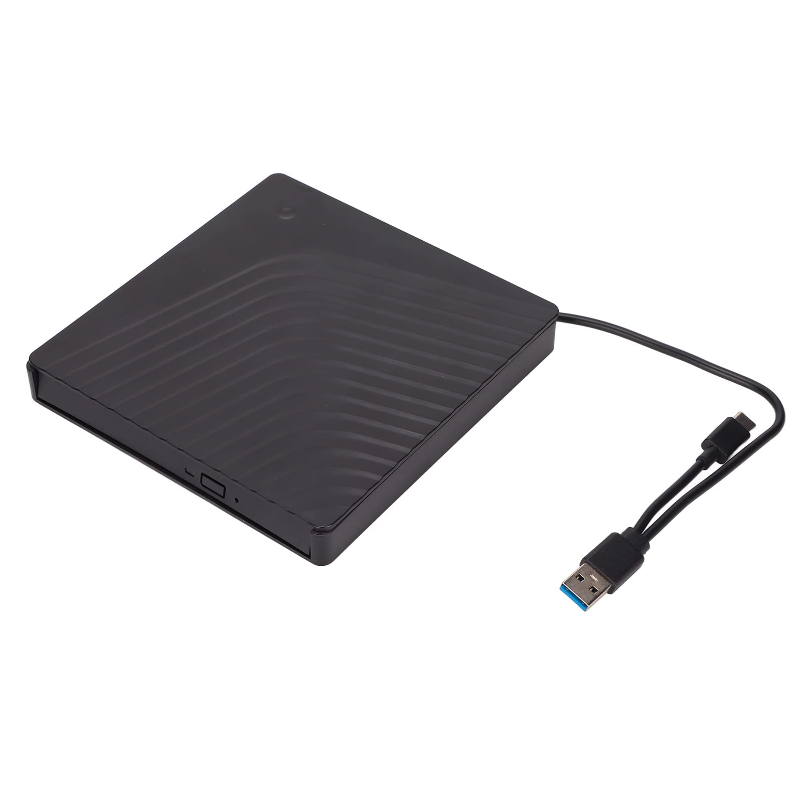 High-Speed 5Gbps External Hard Drive Enclosure for 12.7mm & 9.5mm HDD/SSD - USB 3.0 & USB 2.0 Compatible CD/DVD Optical Drive Box - Perfect for Laptop Data Backup & Media Playback