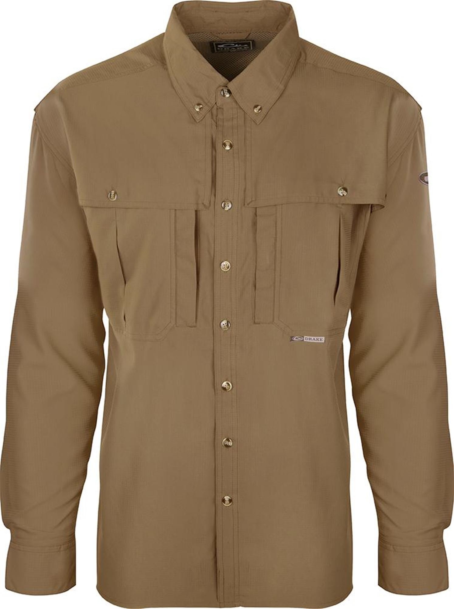 Drake Waterfowl Youth Flyweight Wingshooter's Shirt - Lightweight Hunting Shirt for Young Hunters - Perfect for Waterfowl Hunting & Outdoor Adventures
