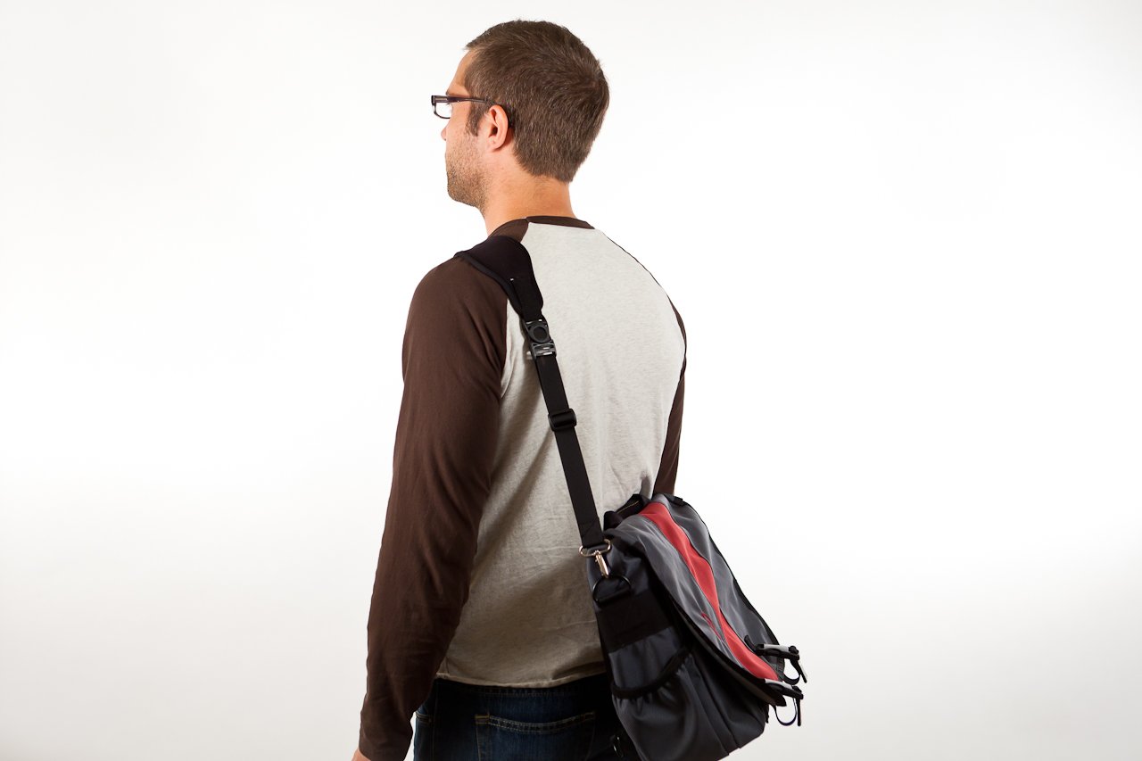 Ultra Comfortable Ergonomic Bag Strap with Cushioned Shoulder Pad - Adjustable for Duffle, Messenger, Laptop & Gym Bags - Perfect for Travel, Work & Fitness