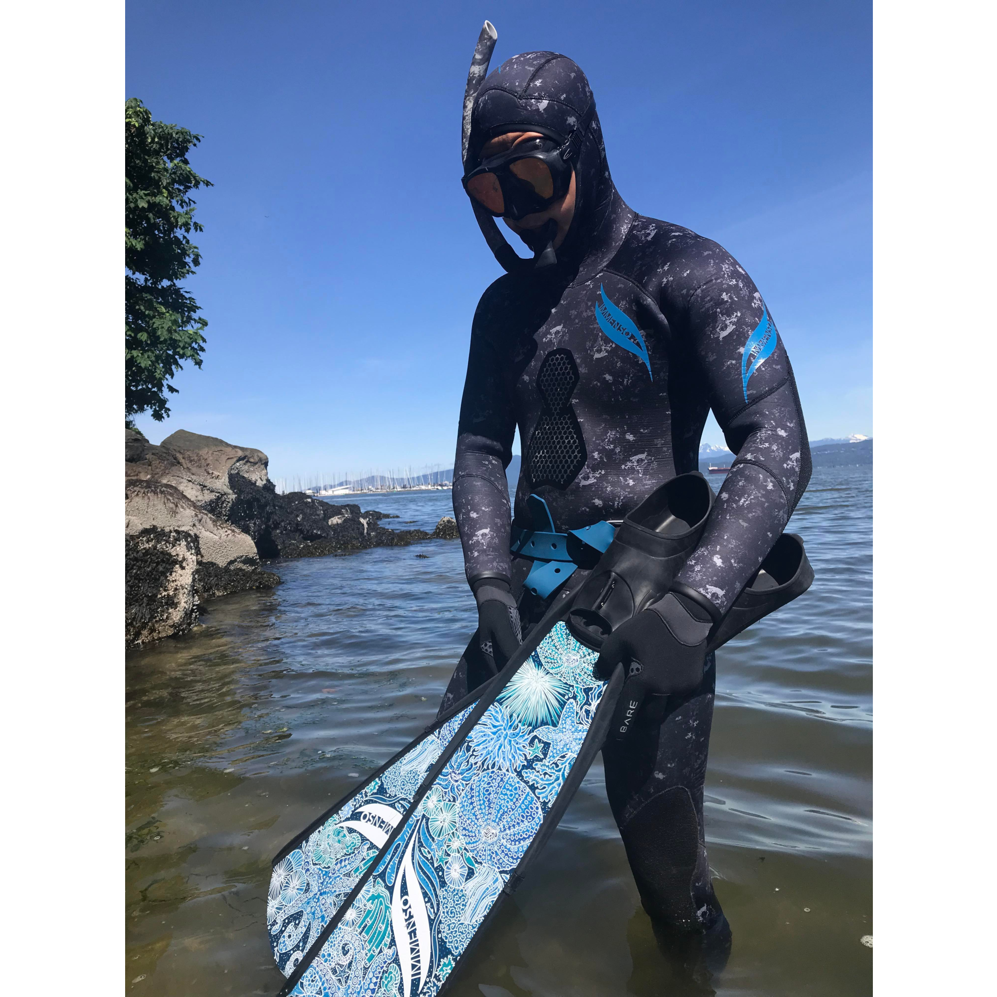Immenso 7mm Women's Wetsuit - Premium Neoprene Full Body Diving Suit for Scuba, Surfing & Cold Water Swimming