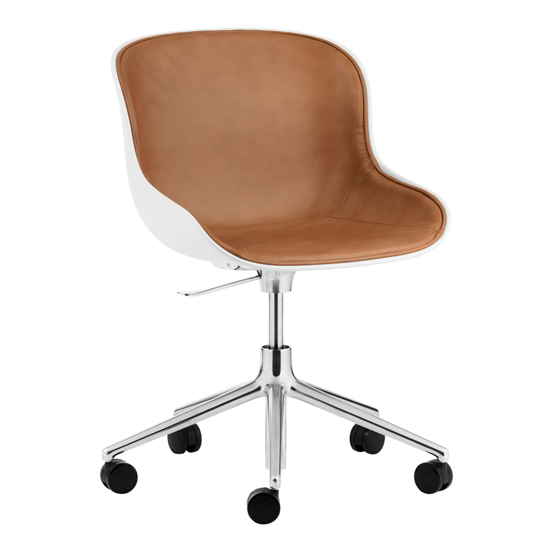 Ergonomic Office Chair with 5-Star Base & Gas Lift - Adjustable Height, Front Upholstered Seat for Home Office, Gaming, and Workspace Comfort