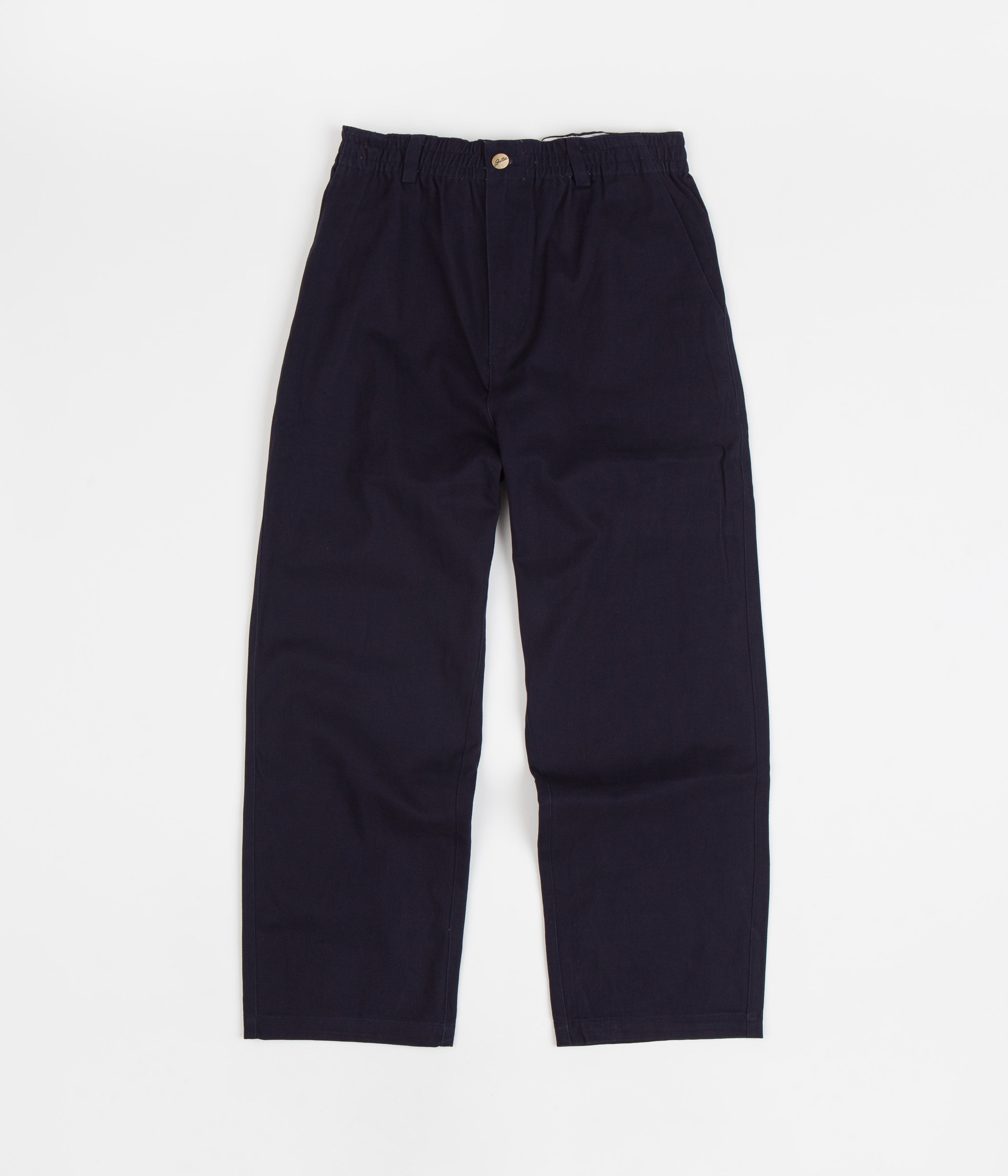 Butter Goods Wide Leg Pants for Women - Comfortable High Waisted Loose Fit Trousers in Navy Blue | Perfect for Casual Wear, Office Outfits & Street Style Fashion