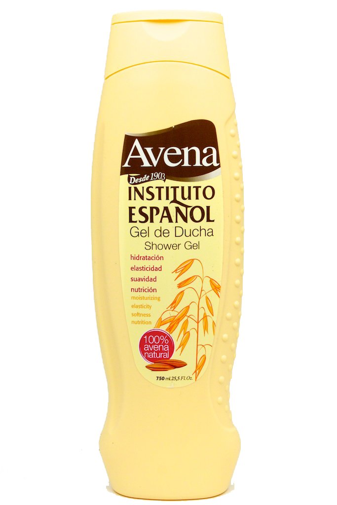 Avena Instituto Espanol Shower Gel - 3 Pack (25.5 oz/750ml Each) | Moisturizing Body Wash for Dry Skin | Perfect for Daily Shower & Spa Day at Home