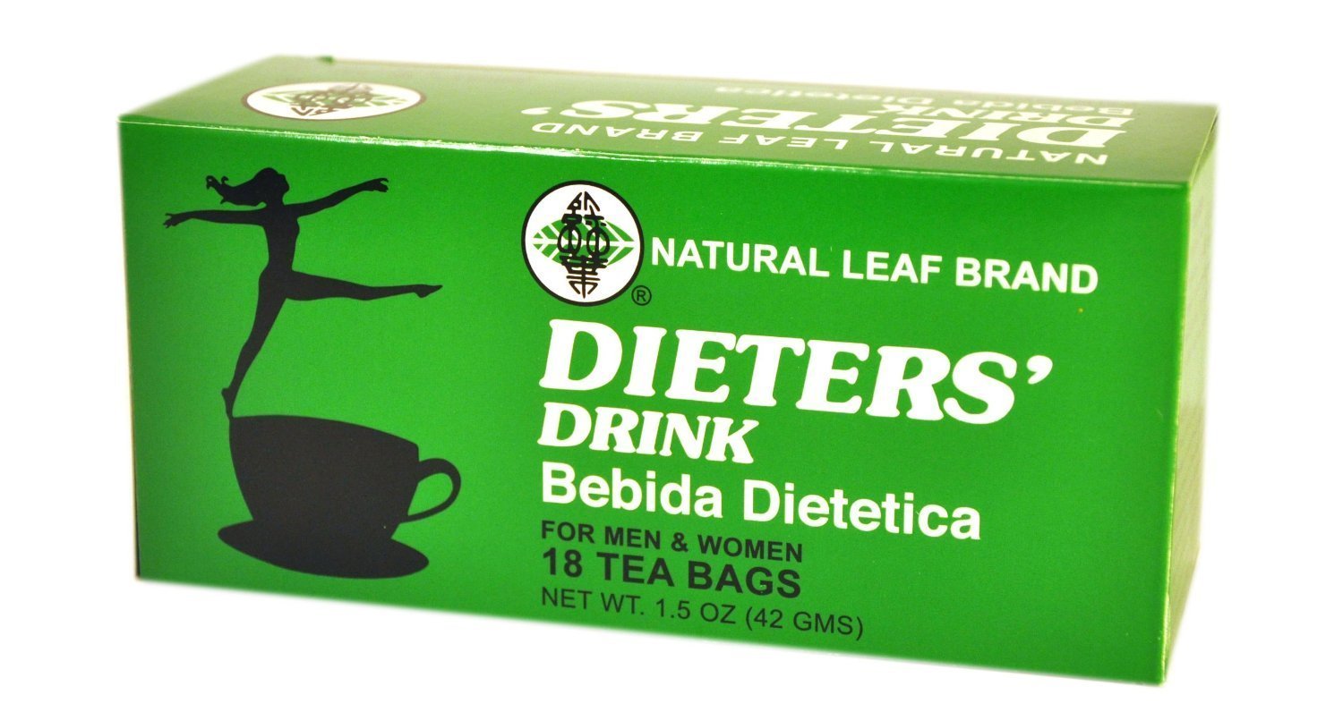 Natural Leaf Brand Dieter Drink Tea - 3 Boxes (1.5 oz Each) for Weight Loss & Detox | Herbal Tea for Men & Women | Perfect for Daily Wellness & Relaxation