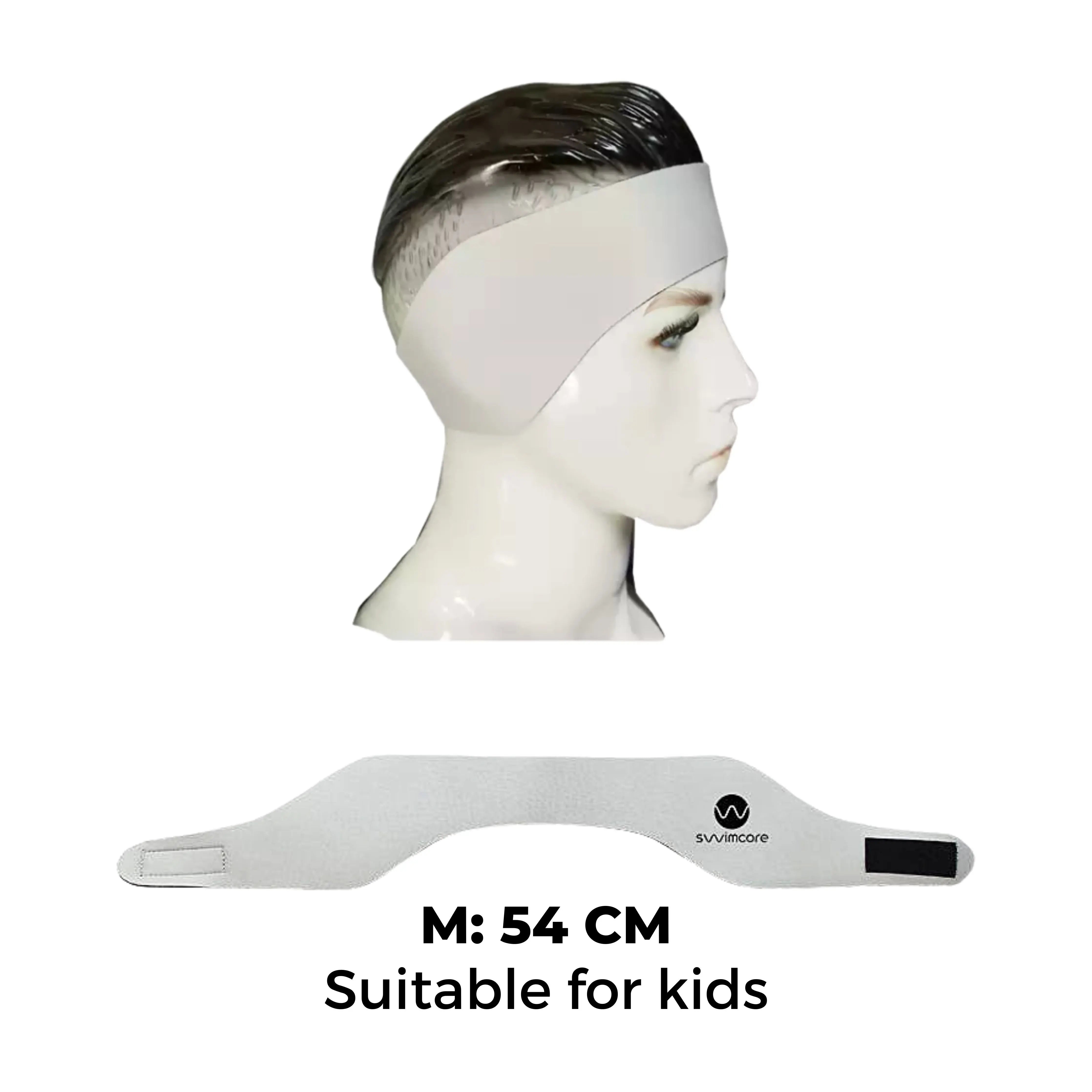Waterproof Swimming Ear Headband with Earplugs - Comfortable & Secure for Swimming, Surfing, and Water Sports