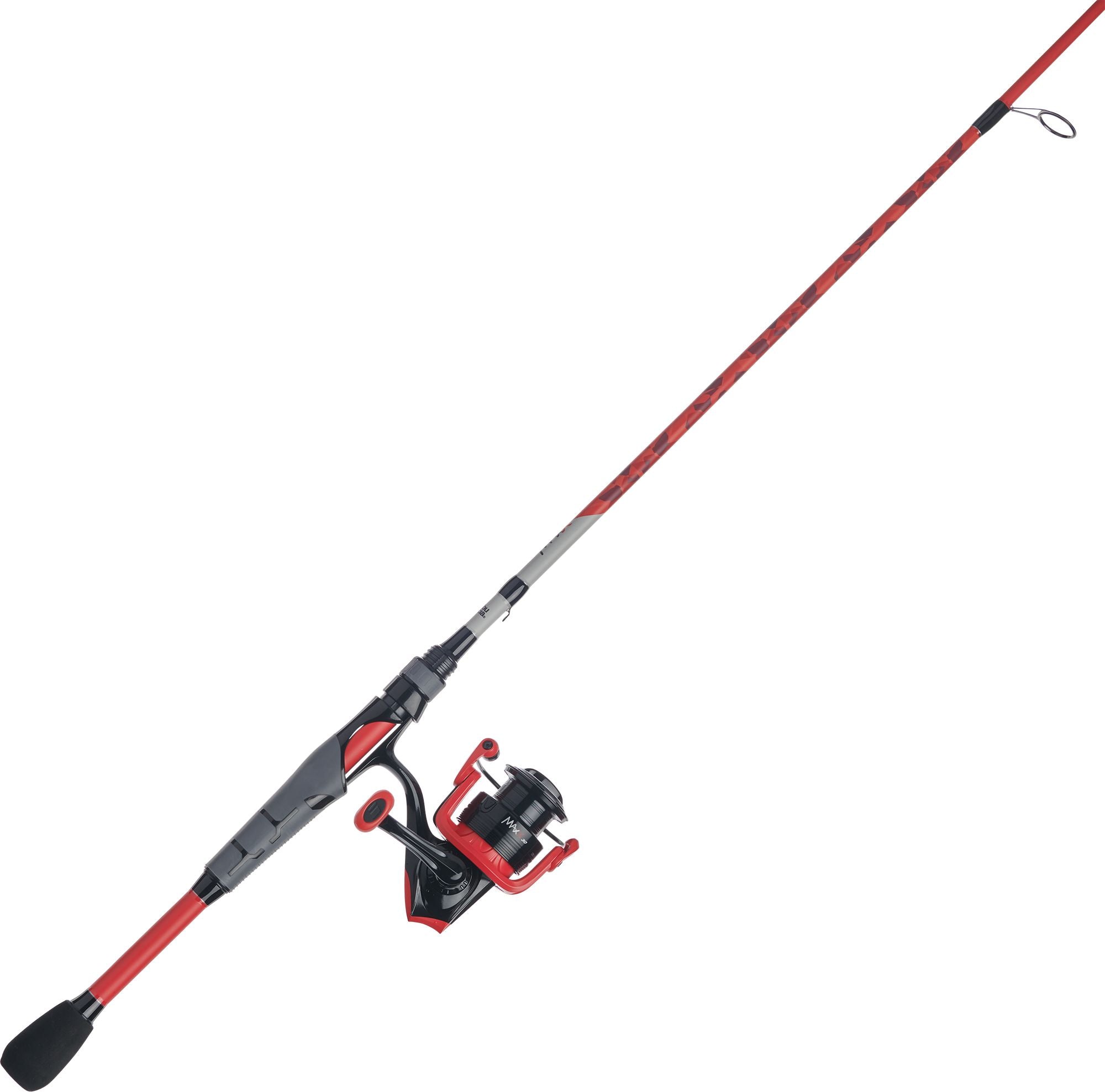 Abu Garcia Max X Spinning Fishing Rod and Reel Combo - Lightweight Graphite Rod with Smooth Ball Bearing Reel for Freshwater & Saltwater Fishing - Perfect for Bass, Trout, and Walleye Anglers
