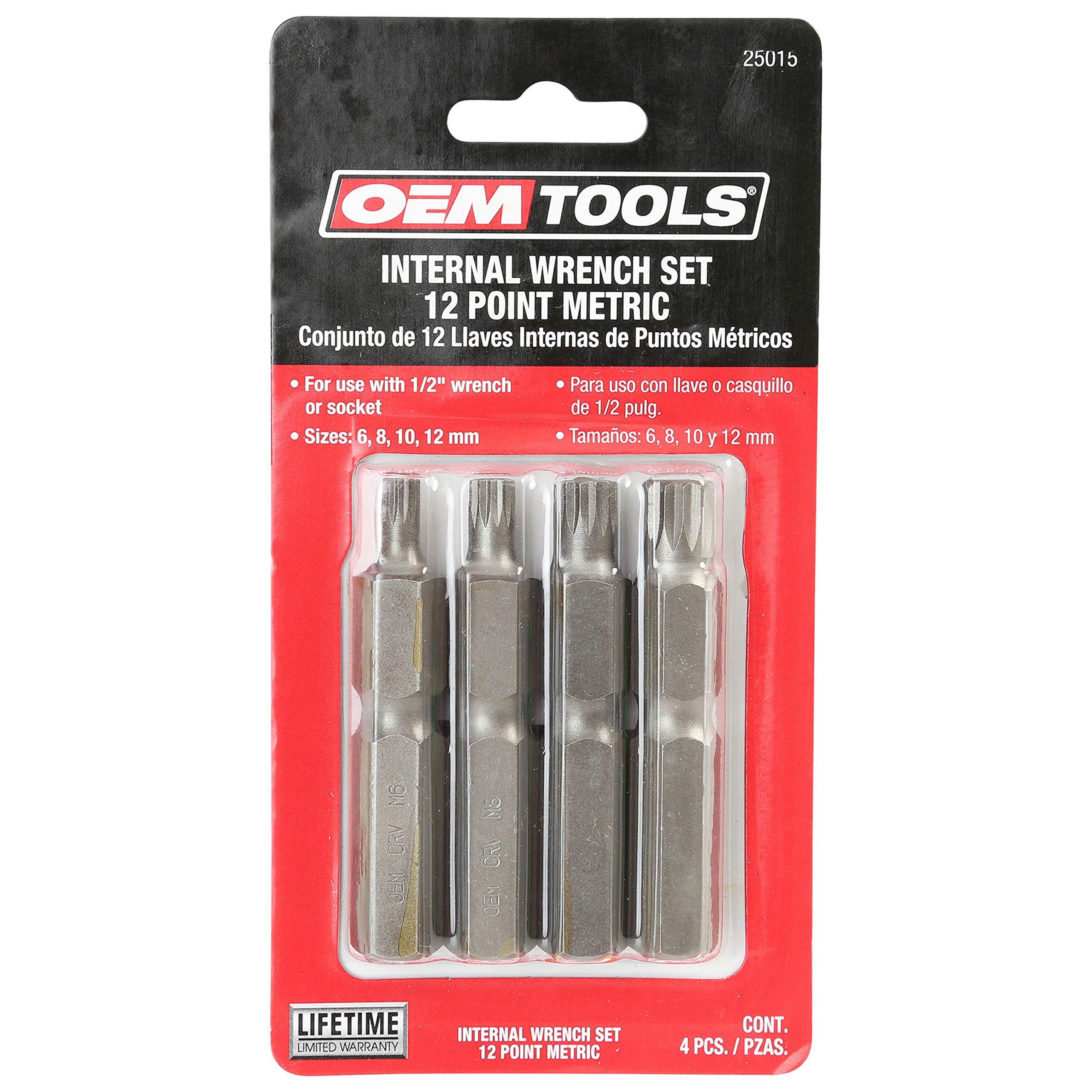 OEMTOOLS 25015 Professional Metric Wrench Set - 15-Piece High-Quality Tool Kit for Automotive Repair & DIY Projects