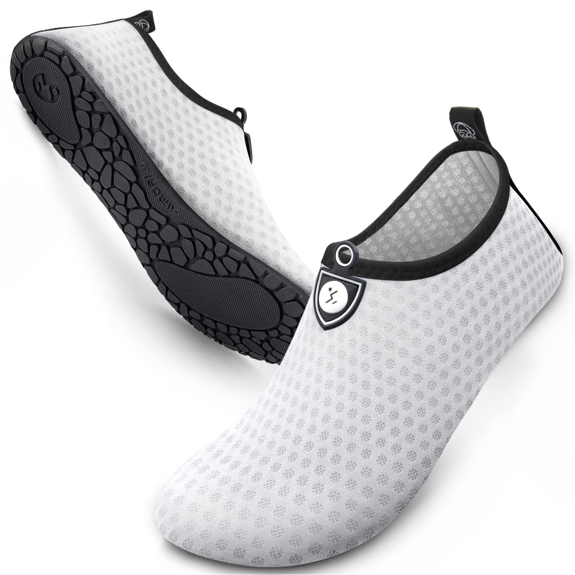 SIMARI Water Shoes for Women & Men - Quick-Dry Swim Shoes for Pool, Beach, Surfing, Yoga & Outdoor Activities - Barefoot Aqua Socks (SWS001) - Perfect for Water Sports, Vacation & Summer Adventures
