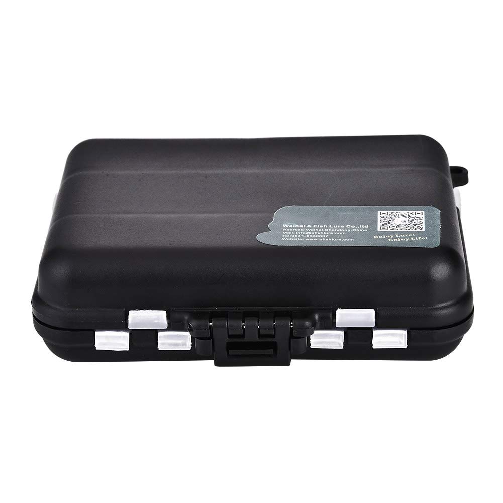 Premium Fishing Lure Box - Waterproof Bait Storage Tackle Organizer with Plastic Hooks Containers | Portable Fishing Gear Accessories for Bass, Trout & Saltwater Fishing | Ideal for Boat, Kayak & Shore Fishing Trips
