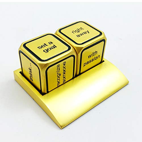 Motivational Desktop Set Golden