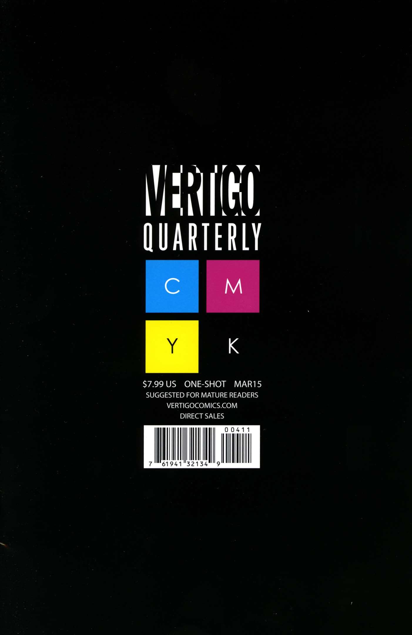 Vertigo Quarterly CMYK #4 FN Comic Book by Tom King | DC/Vertigo Collectible Graphic Novel - Perfect for Comic Collectors & Superhero Fans
