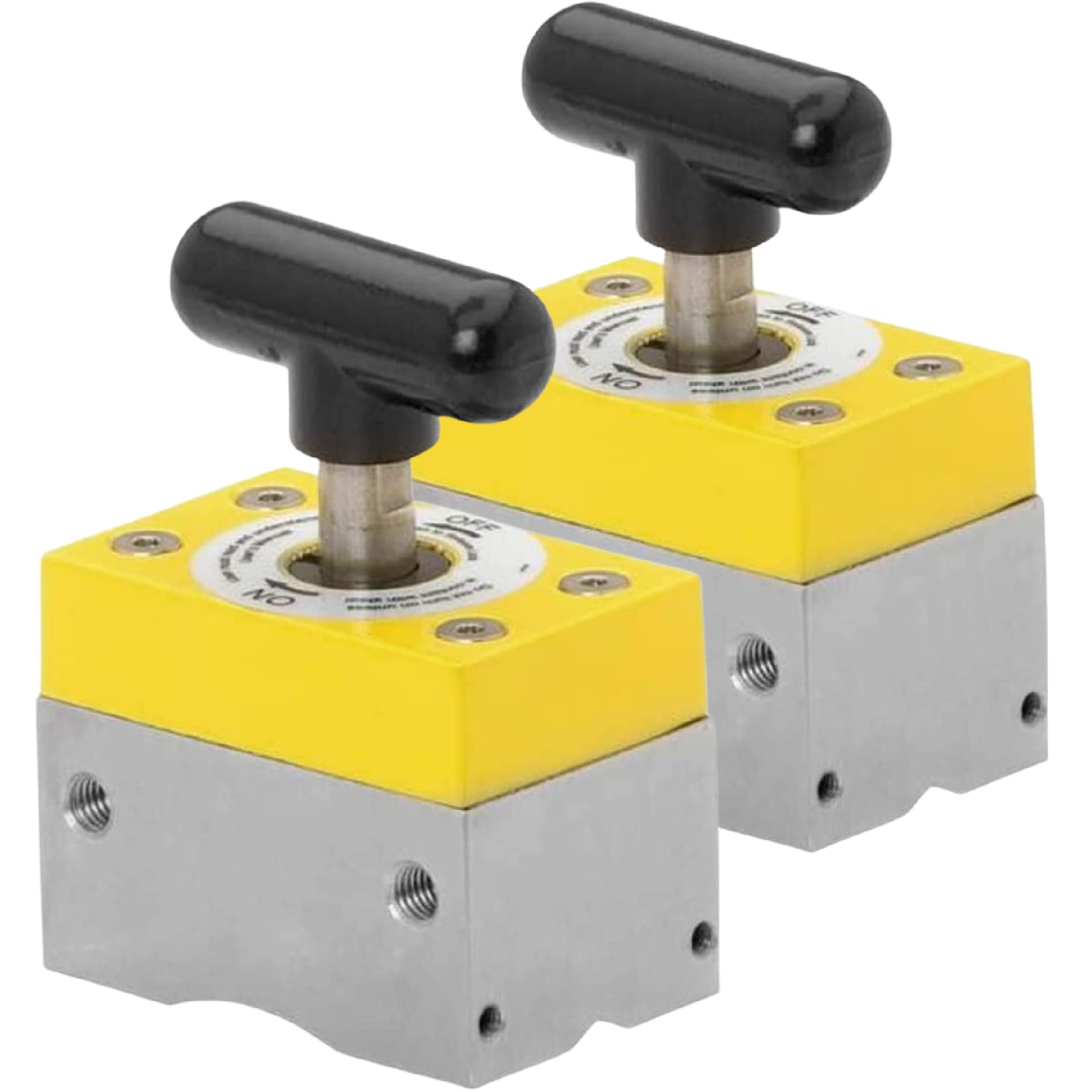 Magswitch MagSquare 165 Magnetic Welding Square - 2 Pack with 150 lb Holding Force & On/Off Switch - Perfect for Welding Kits, Metal Fabrication, DIY Projects & Workshop Tools