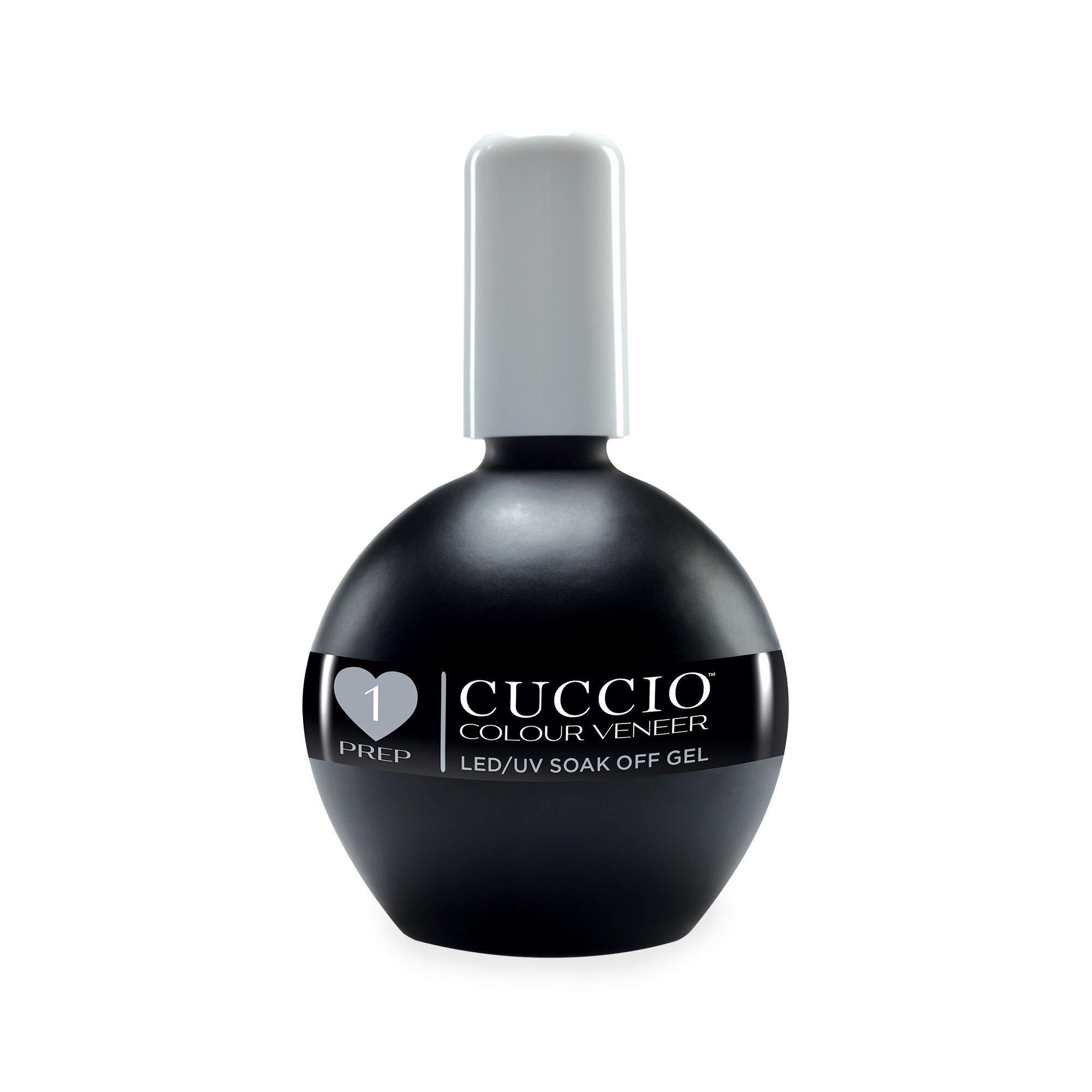 Cuccio Veneer Bubble Bottle Prep No.1 - 2.5oz Nail Primer for Gel & Acrylic Nails - Perfect for Salon & At-Home Manicures