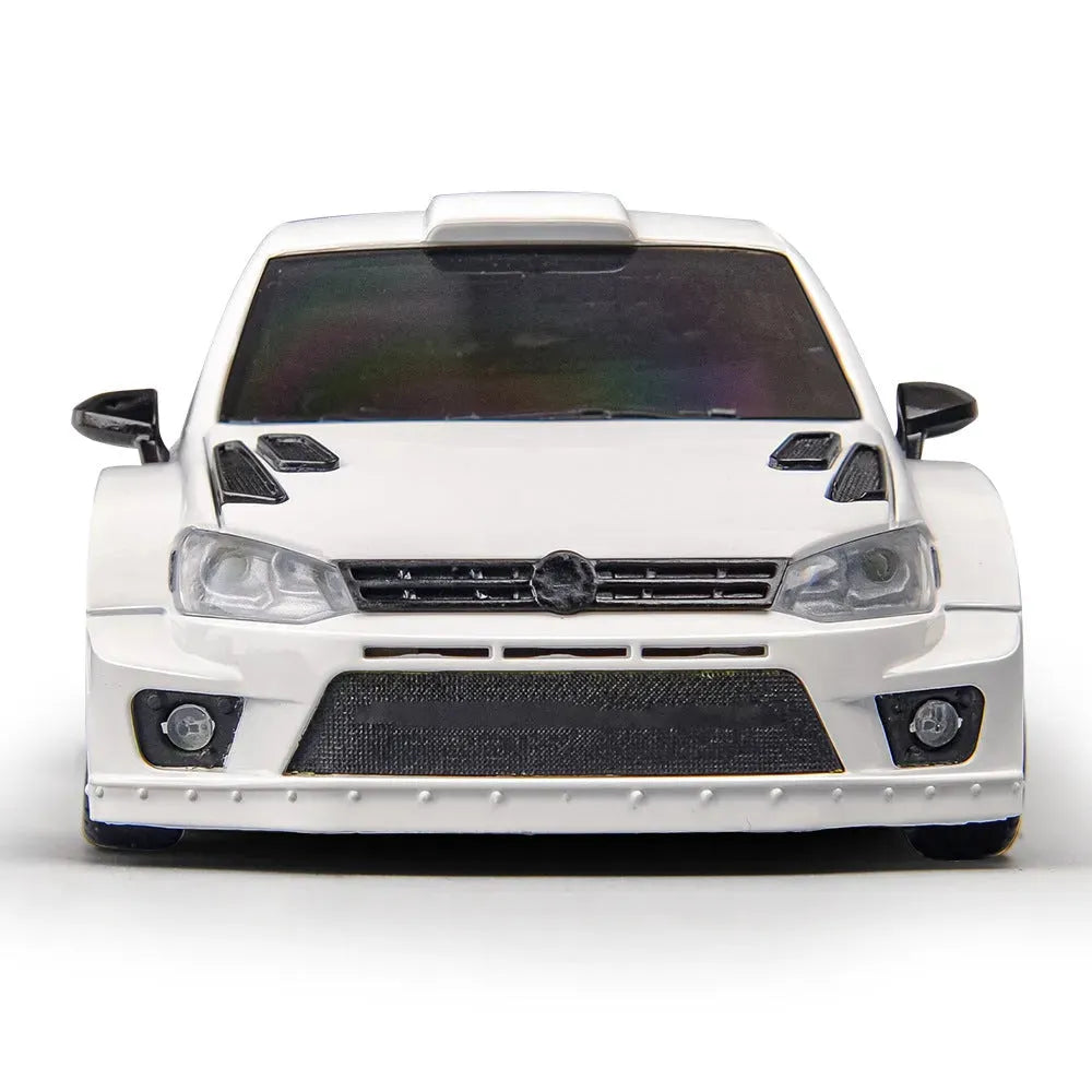 LDRC 2801 Pro RC Drift Car 1/28 Scale 4WD RTR with 7.4V Battery - Ready-to-Race Remote Control Car for POLO R Model - Full Proportional On-Road Racing Drift Vehicle for Adults & Kids - Perfect for Indoor Racing, Backyard Tracks & RC Car Competitions