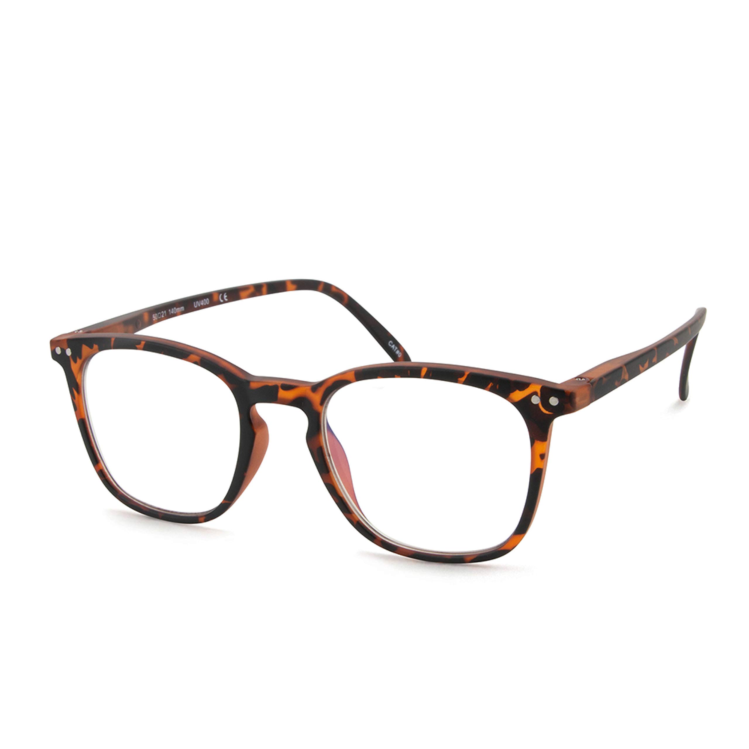 V by Vye Blue Light Blocking Glasses - Tortoise UV Protection for Computer Use