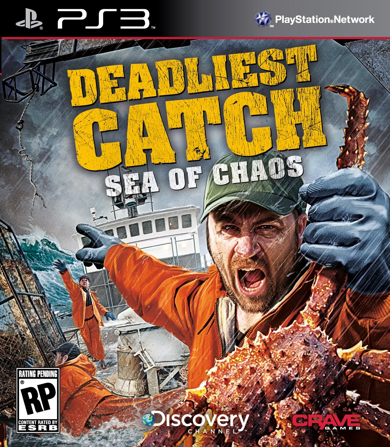 Deadliest Catch: Sea of Chaos - PlayStation 3 Game with Move Controller Support (Renewed) - Experience Thrilling Fishing Adventures at Home