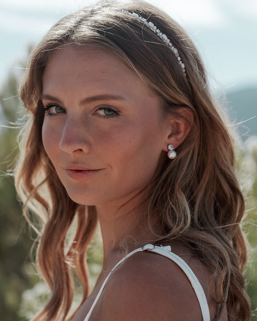 Kyler Pearl Headband for Women - Elegant Crystal Hair Accessories for Weddings, Parties & Special Occasions