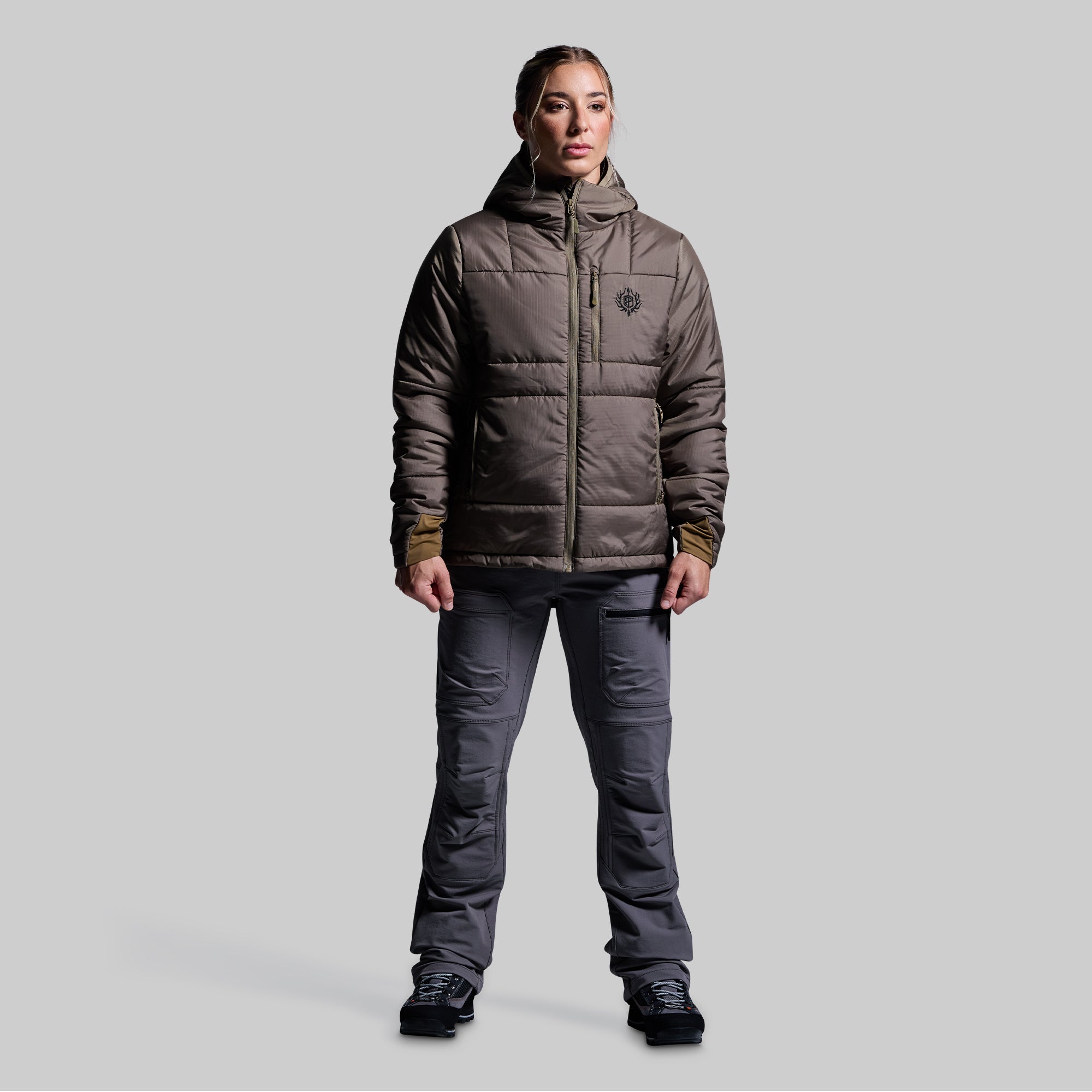 Women's Tundra Jacket 2.0 - Waterproof Winter Coat with Fleece Lining, Windproof Outdoor Parka for Hiking, Skiing & Cold Weather (Earth Tone)