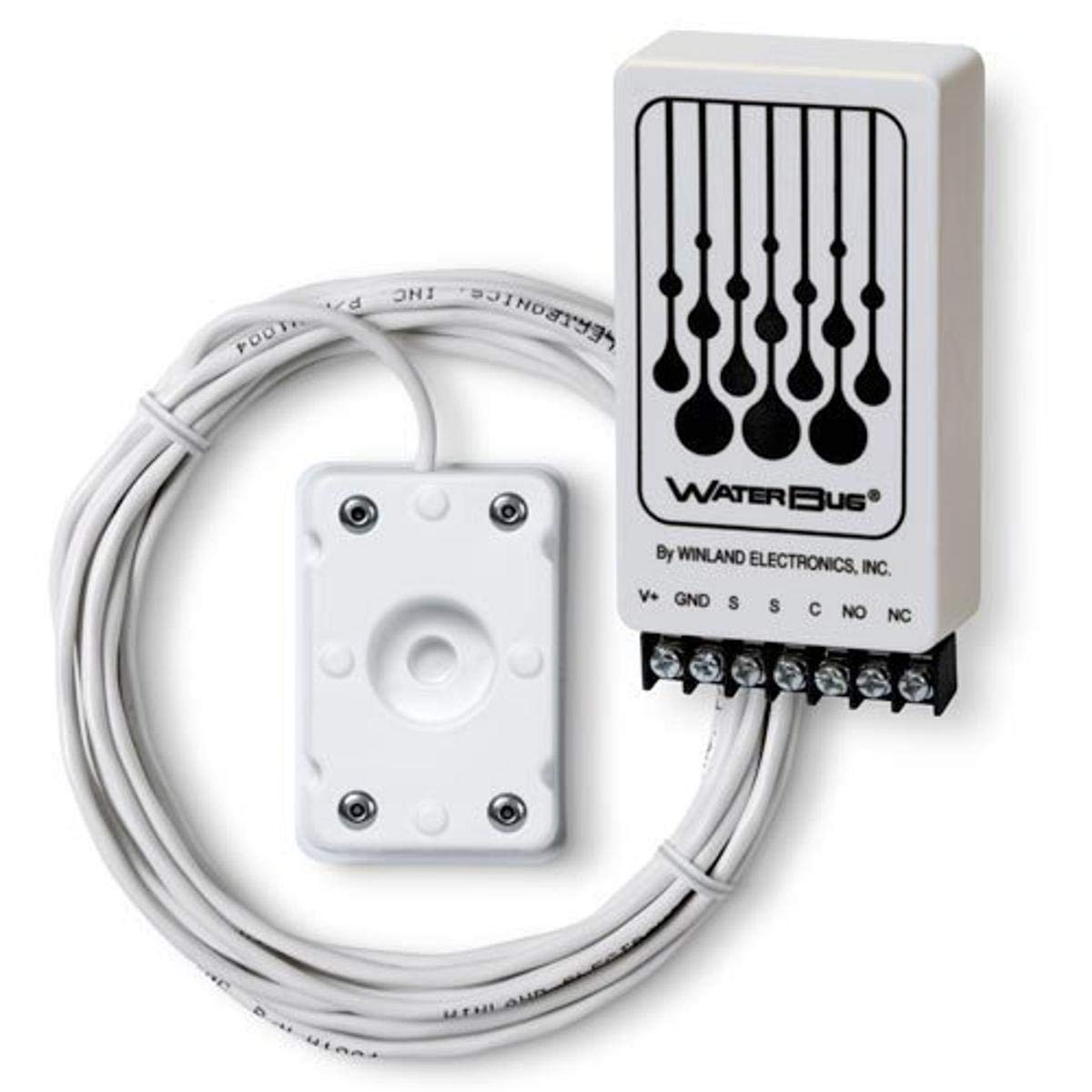 Winland Electronics WB350 WaterBug 350 Water Detection System - Water Leak Sensor Alarm for Home, Basement & Business - Early Flood Alert for Smart Home Security & Property Protection