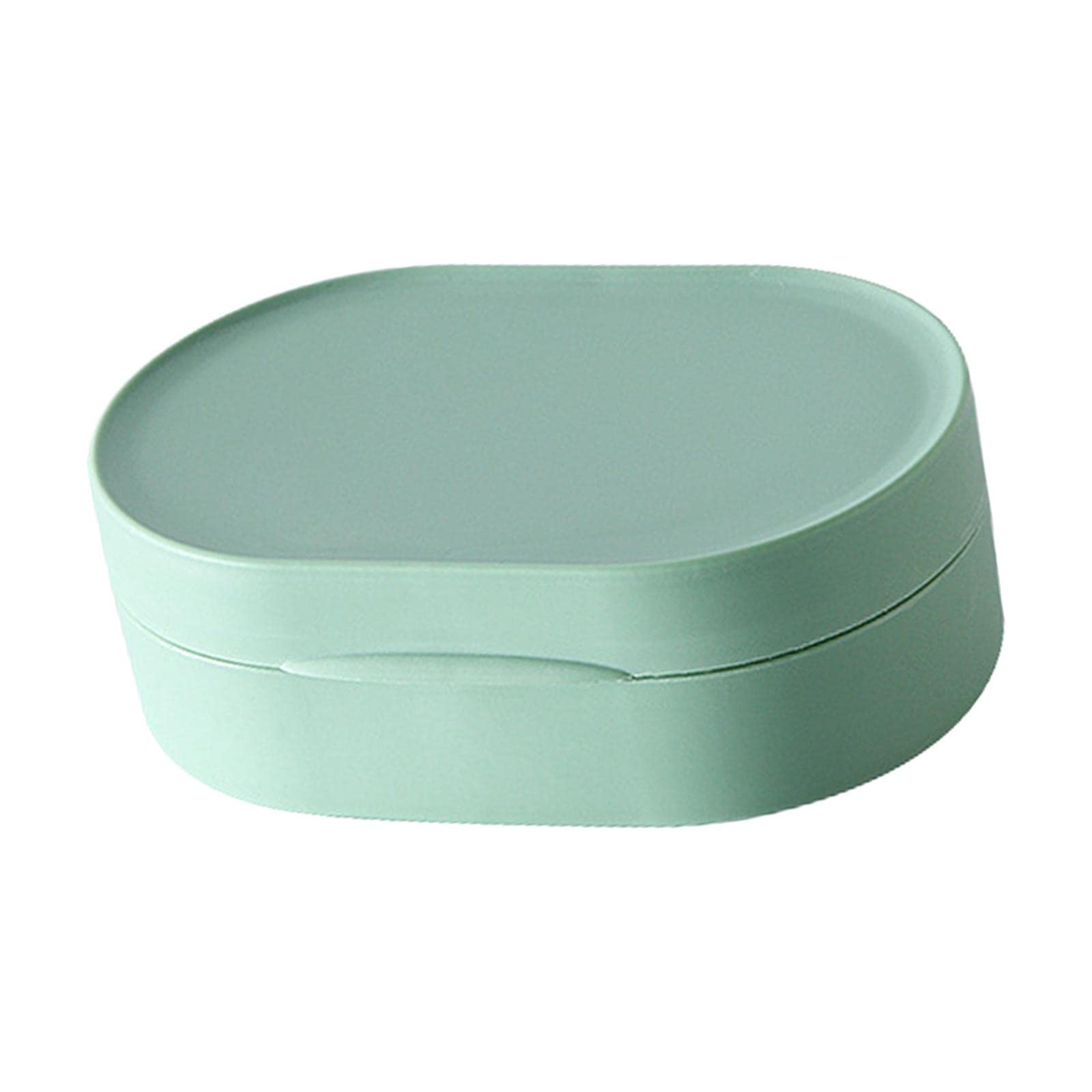 SM SunniMix Waterproof Travel Soap Box with Lid - Portable Soap Holder Container & Storage Dish for Kitchen, Camping, Outdoor Use - Large Green Soap Case for Travel Essentials