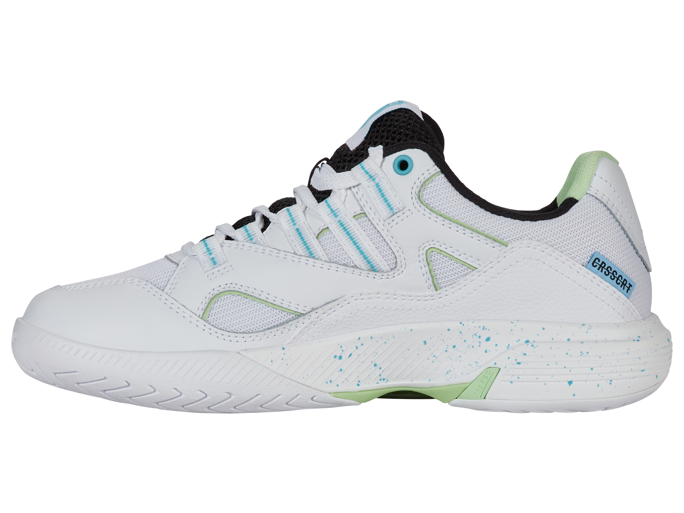 TURA TEAM 94076 971 M Sneakers - White, Paradise Green & Black Colorway | Men's Running Shoes for Gym, Jogging & Casual Wear