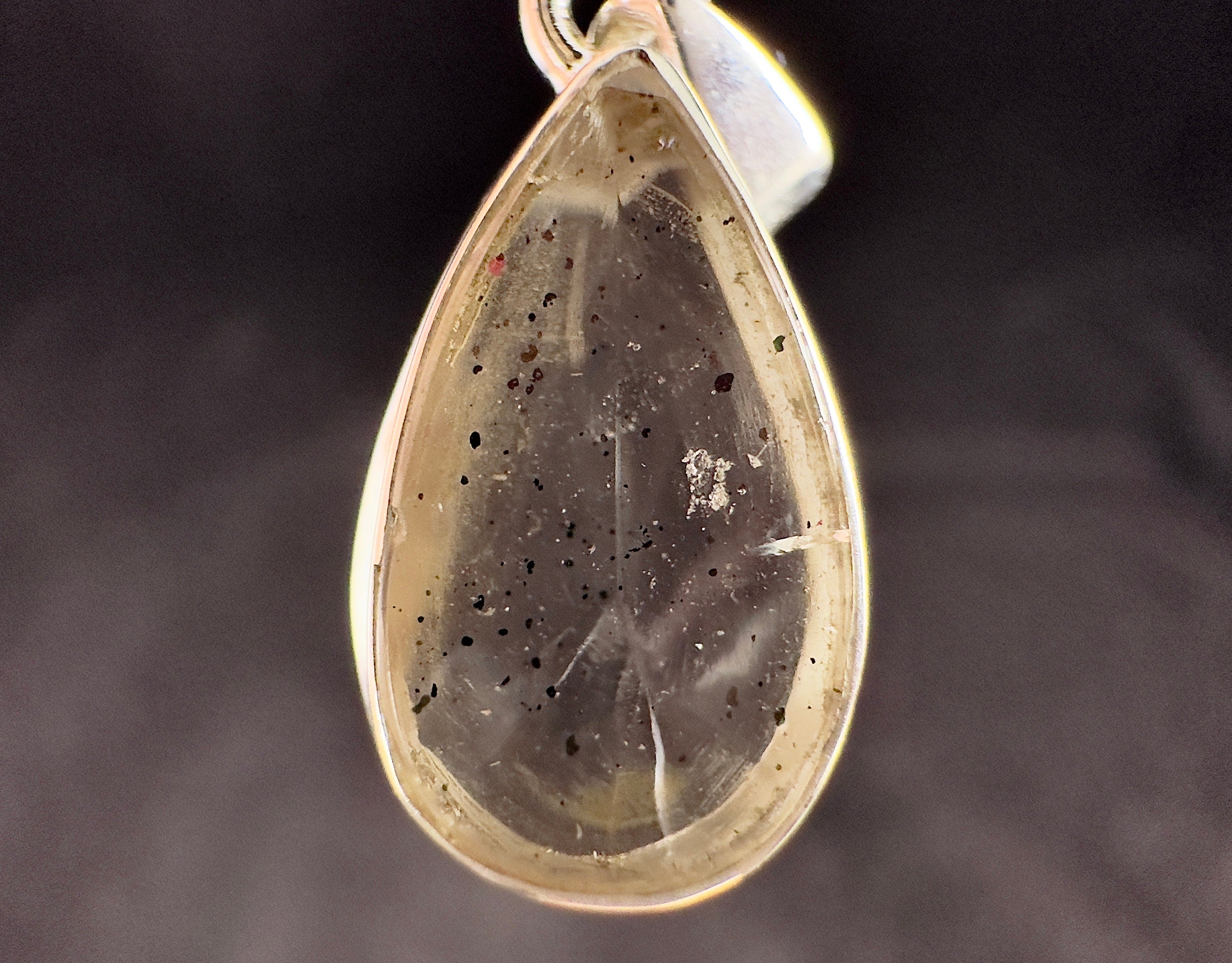 Pink Fire Quartz Crystal Pendant Necklace - Natural Healing Stone Jewelry for Women, Spiritual Energy & Chakra Balancing - Perfect for Meditation, Yoga & Gift Giving