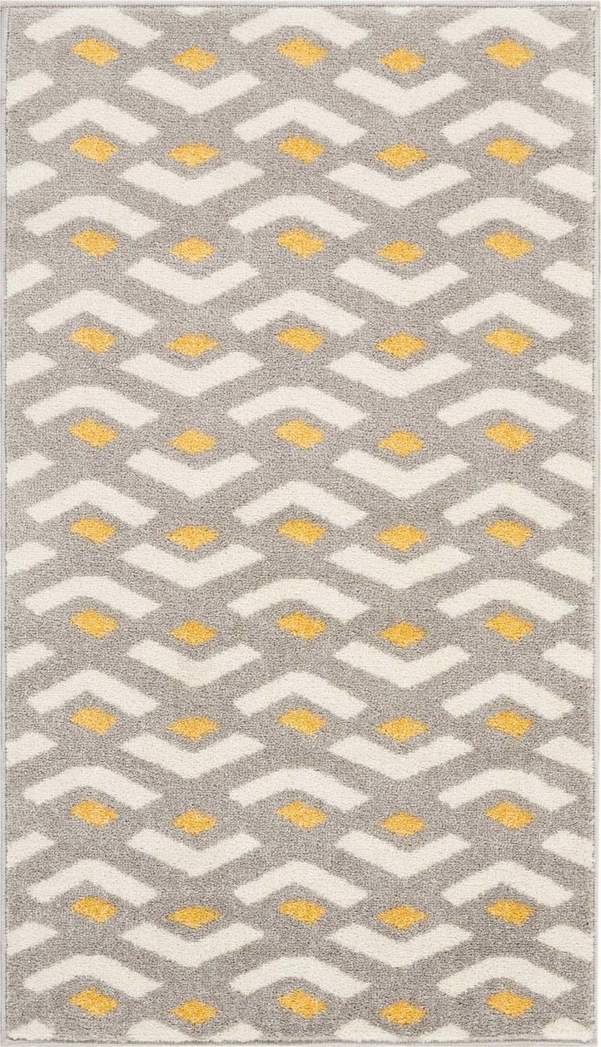 Nourison Harper Geometric Grey 2'2