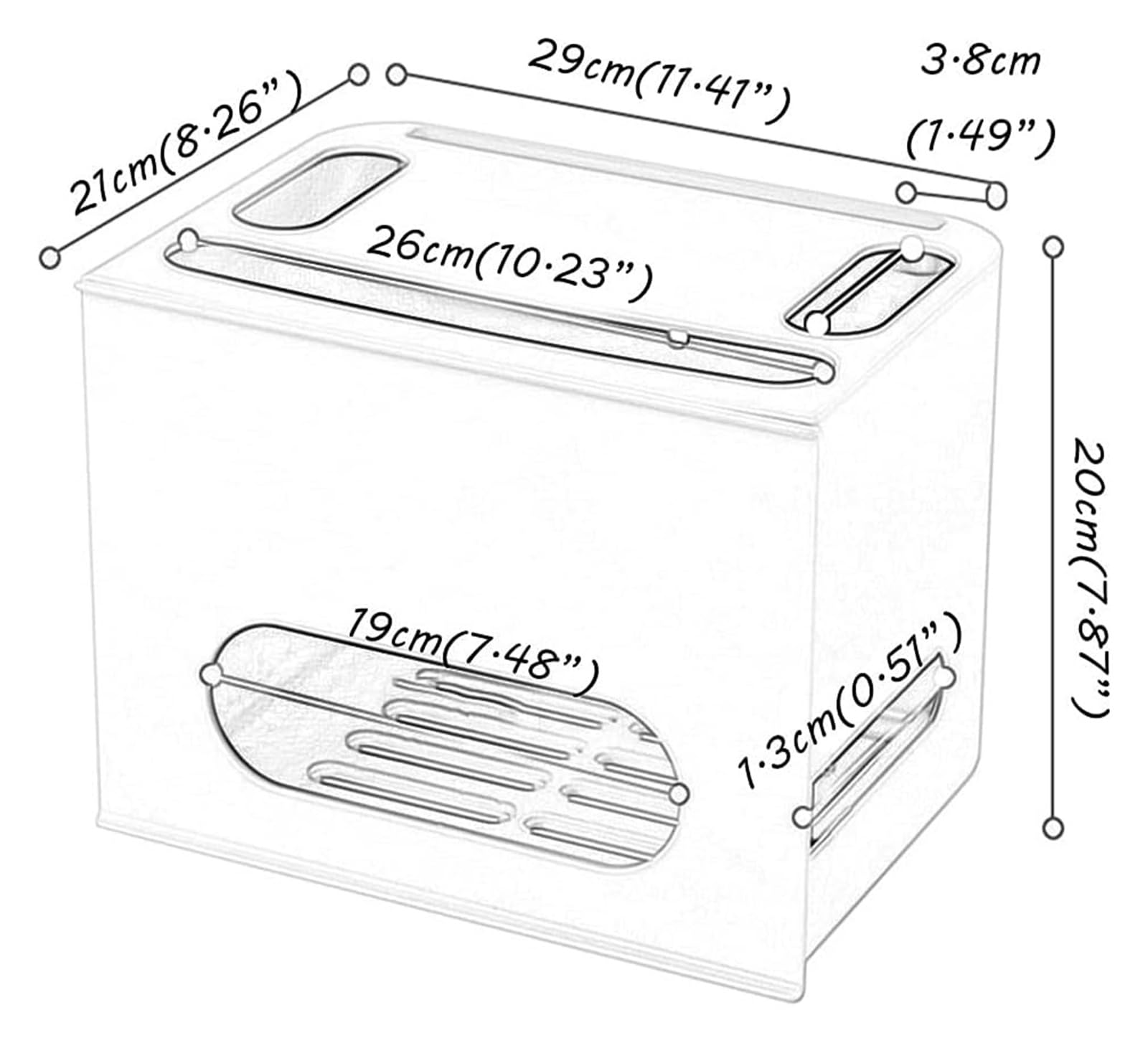 Wall Mount Router Shelf with Drawer - 2-Tier WiFi Router Storage Box & Cable Organizer (29x21x20cm, Grey) - Perfect for Home Office, Living Room, and Bedroom Network Setup