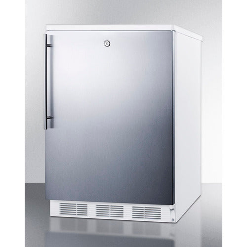 Accucold 24-Inch Wide Built-In All Refrigerator FF7LWBISSHV - Perfect for Small Kitchens, Apartments & Office Spaces