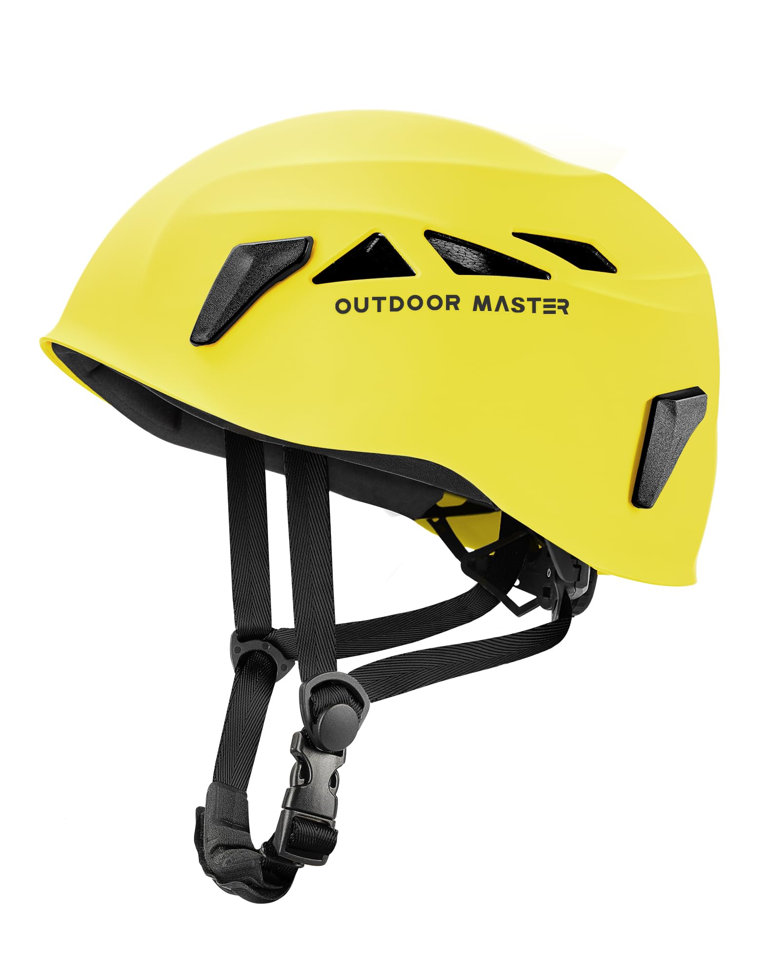 OutdoorMaster Adjustable Lightweight Climbing Helmet for Adults - Rock Climbing, Mountaineering, Hiking, Caving & Work Safety - Perfect for Outdoor Adventures & Professional Rescue Operations